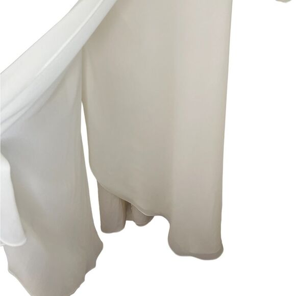 David’s Bridal Michaelangelo Ivory Lace Embroidered Sequin Wedding Dress 16 - Picture 7 of 12